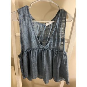 Blue Vestique tank